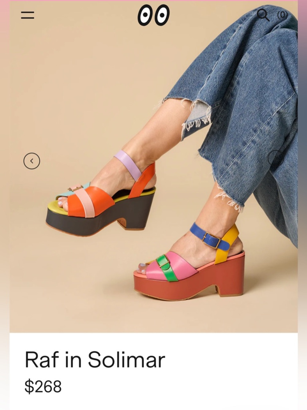 Charlotte Stone “Raf” platform sandals - Picture 2 of 13